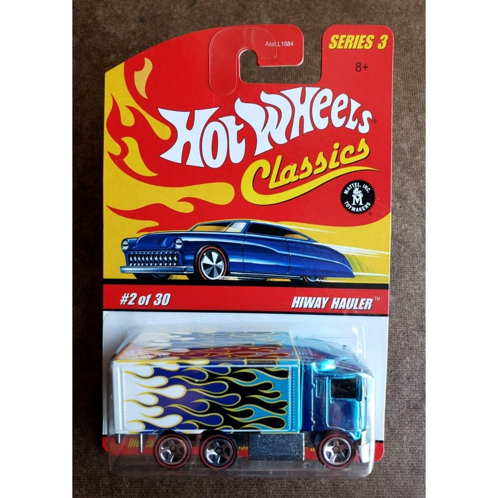 2007 Hot Wheels HIWAY HAULER Spectraflame AQUA BLUE CLASSICS SERIES 3 1:64 RL5SP